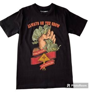 New LRG Lifted Research Group Black Short Sleeve Graphic Tee US New With Tags